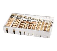 Creativ Company 10648 Pincel plano 120pieza(s) brocha multiusos - Brochas multiusos (Brush set, Surtido, Pincel plano, Madera, Caja, 120 pieza(s))