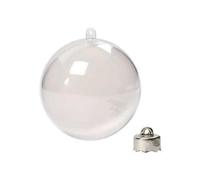 Creativ Company 52142 Ball christmas ornament Acrílico Transparente 8pieza(s) adorno navideño - Adornos navideños (Ball christmas ornament, Acrílico, Transparente, 8 pieza(s), 60 mm)