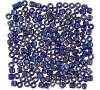 Creativ Company - 682631 Juego de rocalla perlas de semillas, color azul petróleo