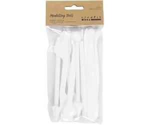 Creativ Company bastoncillos de modelado blanco 12 piezas para arcilla y modelado