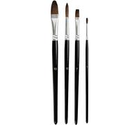 Creativ Company CC Aquarelverf Penselen Set 4 stuks (Importación USA)