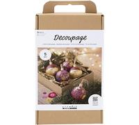 Creativ Company CC Hobbyset Kerstornamenten Decoupage