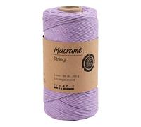 Creativ Company CC Macramé Koord 2 mm 198 m Paars (Importación USA)