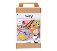 Creativ COMPANY Craft Kit - Start DIY Kit Sewing, Teddy Bears, 1 pk. (977540)