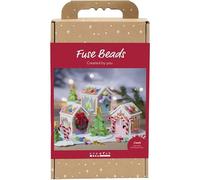 Creativ Company cuentas para planchar casa de navidad hobby set - juguetes creativos