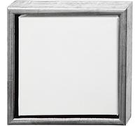 Creativ Company Marcos, dimensiones exteriores 24 x 24 cm, profundidad 3 cm, tamaño del lienzo: 20 x 20 cm, 6 unidades.