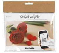 Creativ Company Mini Craft Sets Crepe Paper Flowers Roses - for Crafting Beautiful Crepe Flowers