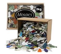 Creativ Company - Mosaico, tamaño de 8-20 mm, colores variados, 2 kg