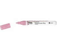 Creativ Company-Porcelain Pen Marcador Brillante - Rosa, (16404)