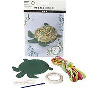 Creativ Company Recycling Mini Kit creativo - Kit de bricolaje Tema: Mundo submarino/Durabilidad - Diseño de tortuga - Embalaje del producto incluido
