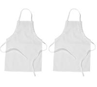Creativ Delantal, tamaño 43x61 cm, blanco, 1 pieza (Paquete de 2)