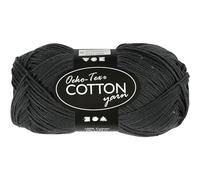 Creativ Hilo de algodón, gris antracita, talla única