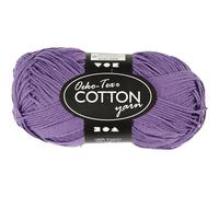 Creativ Hilo de algodón, morado, talla única