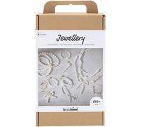 Creativ Joyería Craft Mix, blanco - nácar, 1 paquete