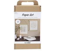 Creativ Kit de manualidades Paper Art, blanco roto, 1 paquete