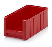 Creativ Ladenbau GmbH Caja organizadora apilable para Almacenamiento, tamaño 4, color rojo (rojo tráfico similar a RAL3020)