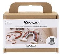 Creativ Mini Kit de Manualidades Macramé, Arco Iris, 1 paquete