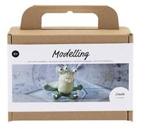 Creativ Mini Kit de Manualidades Modelado Juegos de Manualidades, verde claro, verde oscuro, Monster Lulu, 1 paquete