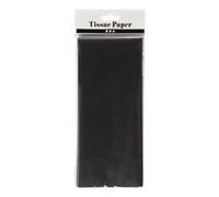 Creativ Papel de seda, negro, talla única