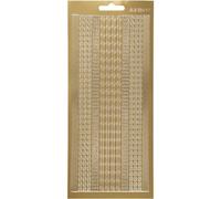 Creativ Pegatinas, oro, talla única