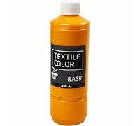 Creativ Pintura de tela semi-cubierta, amarillo, talla única