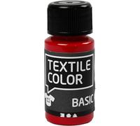 Creativ Pintura de Tela semicubierta, Rojo primario, Talla única