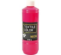 Creativ Pintura de tela semicubierta, rosa neón, talla única