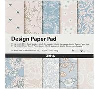 Creativ Tarjeta estampada y papel, rosa, talla única