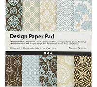 Creativ Tarjeta y papel estampados, azul claro, talla única