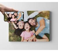 Creativa Digital Cuadro con Foto Personalizable 60×90 cm | Lona y Madera | Decoración de Gran Formato | Hecho en España