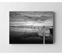 CREATIVA DIGITAL IMPRESION Y DISEÑO Cuadro Personalizado Multinombre | 4 Nombres | 90 x 60 cm | 100% a tu Gusto | Lona y Madera | Ideal para Sorprender a tu Familia | Excelente para Decorar el Salón