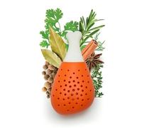 Creativa pata de pollo en forma de filtro de especias guiso sopa de silicona condimento bolsa de silicona Infusor de té de pierna de pollo Gadget de cocina - 1 unidad.