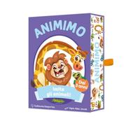CreativaMente Animimo, Juego de Cartas Mimo y observación, Tema Animales, 48 Cartas, a Partir de 3 años, 2-4 Jugadores