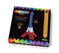 CreativaMente-743 Creagami Art - Torre Eiffel Tricolor - Juego en Caja, Multicolor, único (743)