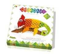 CreativaMente-717 Anime Creagami-Camaleón-Origami 3D, Multicolor, único (717)