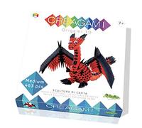 CreativaMente- Creagami Dragón Juego de Creativita Origami Modular, Multicolor (723)