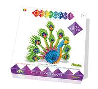 CreativaMente Juego de Manualidades con Papel Oxford Creagami 3D Pavo real