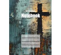 Creative Africa Space's Rustic Cross Notebook, 100 Lined Pages, 8.5' x 11': For study, work, journaling, note taking, and anything else you want to write.