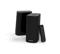 CREATIVE Altavoces compactos de escritorio T100 2.0 de alta fidelidad, hasta 80 W de potencia máxima con Bluetooth 5.0, entrada óptica, entrada auxiliar, amplio escenario de sonido y claridad de audio