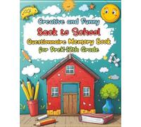 Creative and Funny Back to School Questionnaire Memory Book for PreK-12th Grade