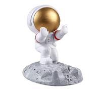 Creative Astronaut Cell Phone Stand | Desktop Smartphone Holder | Space-Themed Tabletop Ornament, Stable Support for Tablets, Adjustable Viewing Angle, Home Office Desk Decor for All Mobile Devices