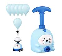 Creative Balloon Car - Air Powered Balloon Pump, Animal Design Set, Toy Set for Early Physics Education, Aerodynamic Racer with Manual Pump Station, 15-Piece Interactive Kit, for Intelligence Kids