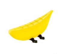 Creative Banana Shape - Bolsa de almacenamiento multifuncional para bicicleta de montaña y carretera, resistente a la intemperie para accesorios de TPU con correa de silicona, amarillo (220 x 55 x 59
