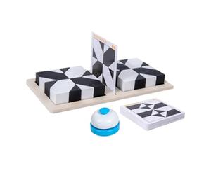 Creative Black & White Block Puzzles Set For Kids | Educational Black and White Puzzles Games Cubes,Logical Thinking Training Tabletop Game,Handmade Toy For Boys and Girls