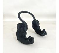 Creative - Brazos musculares de gato, brazo de cuello de gato impreso en 3D con músculo, accesorios divertidos para mascotas, brazo colgante para suministros de fiesta de cumpleaños de gatitos