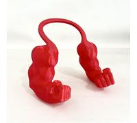 Creative - Brazos musculares de gato, brazo de cuello de gato impreso en 3D con músculo, accesorios divertidos para mascotas, brazo colgante para suministros de fiesta de cumpleaños de gatitos