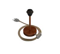 creative cables Alzaluce para Pantalla - Lámpara de Mesa de Metal - 15 cm, Cobre Satinado