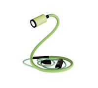 creative cables GU1d-one Pastel Lámpara articulada sin base con mini foco LED - Con bombilla, Verde prado