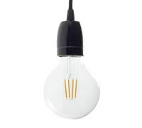 creative cables Kit portalámparas de Porcelana E27 - Negro