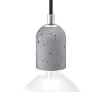 creative cables Kit portalámparas E27 de Cemento - Cemento Claro